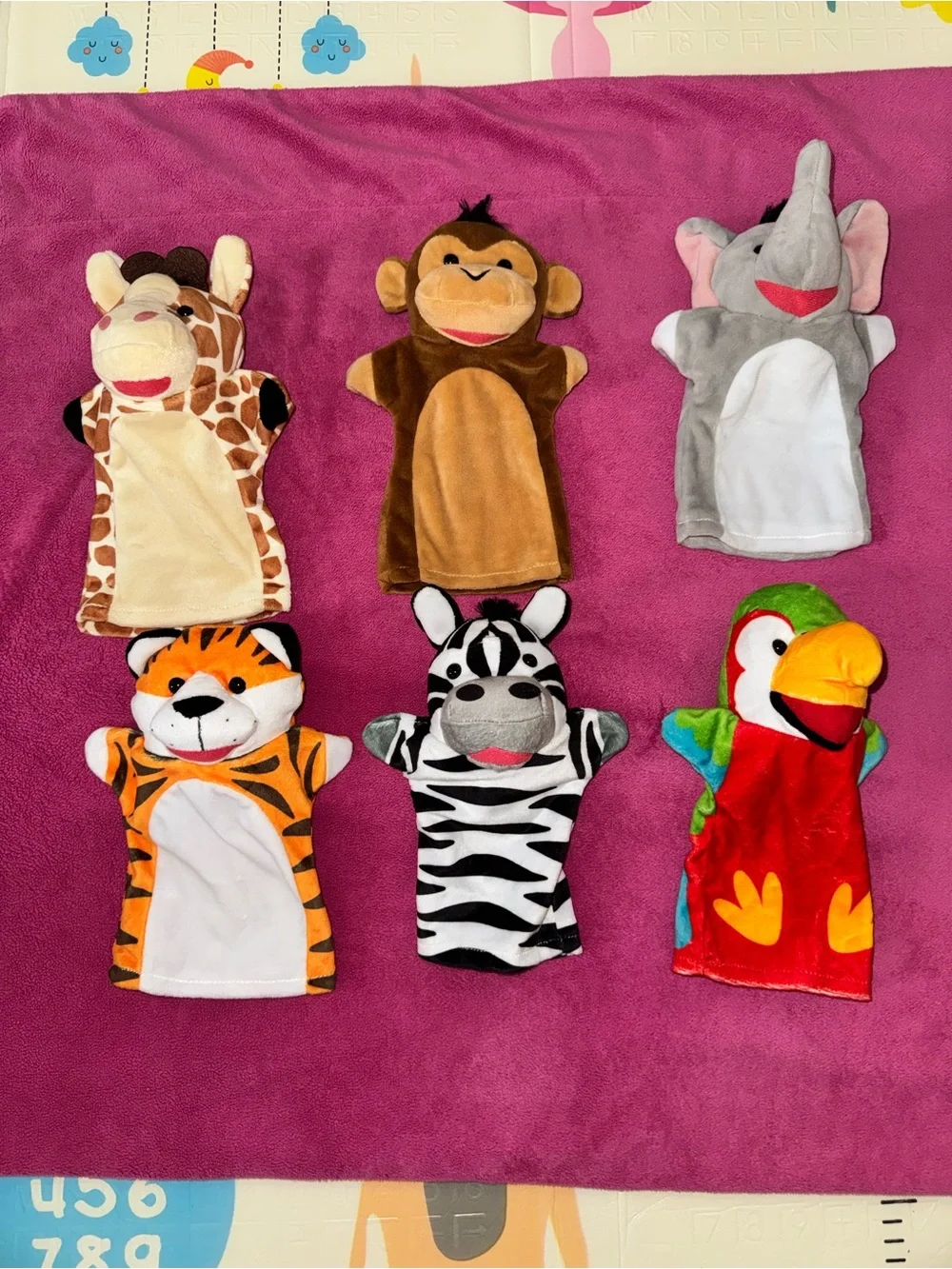 Melissa & Doug Safari Buddies Hand Puppets,